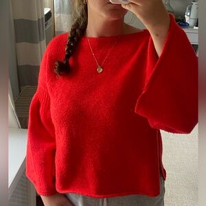 LOU & GREY WIDE SLEEVE SWEATER